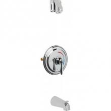 Chicago Faucets SH-TP1-04-100 - ROUND T/P TUB AND SHOWER VALVE
