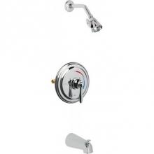 Chicago Faucets SH-TP1-06-100 - ROUND T/P TUB AND SHOWER VALVE