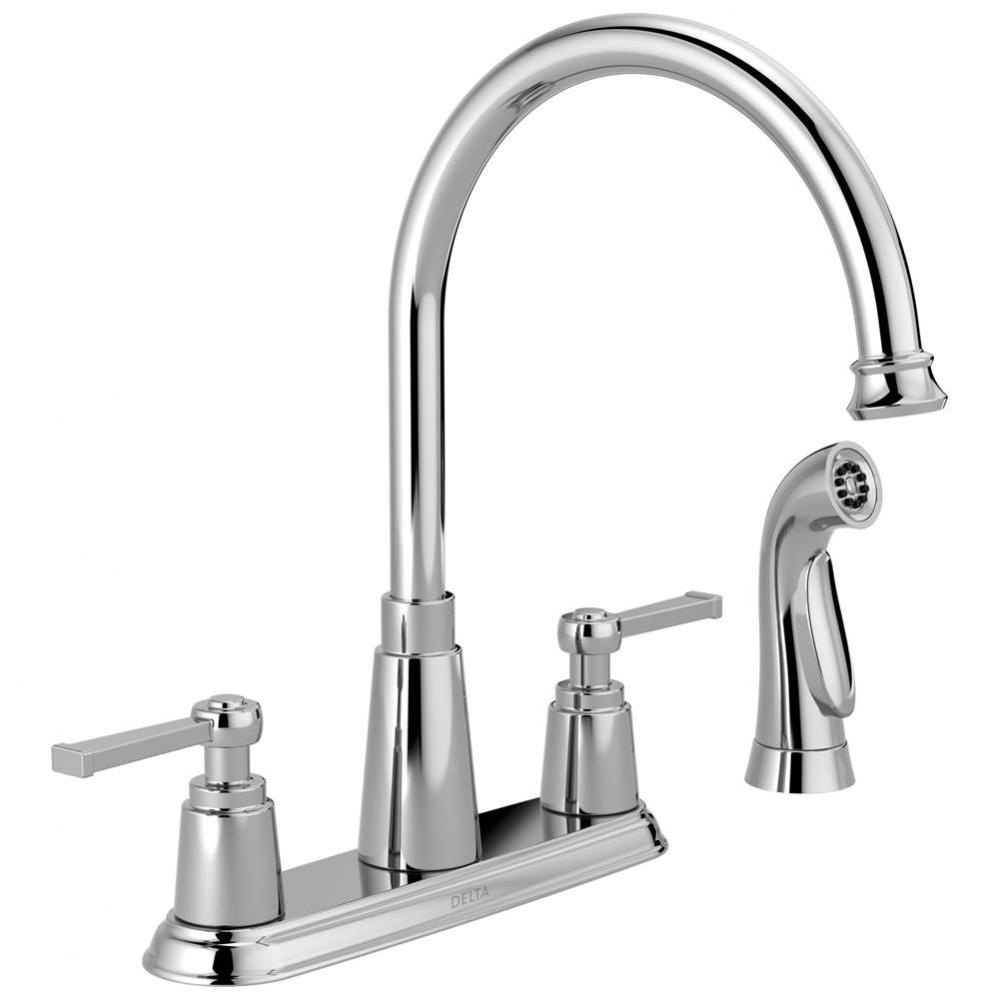 Emmett&#xae; Two Handle Kitchen Faucet with Spray