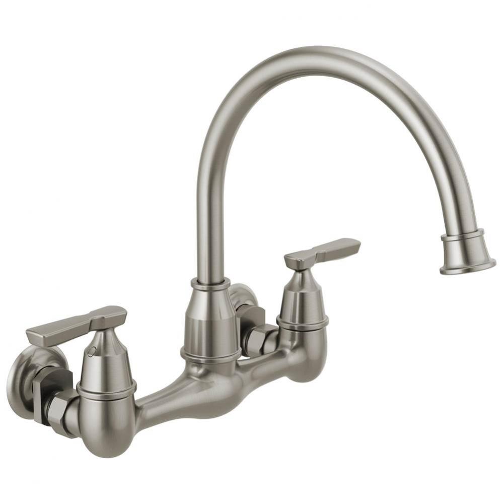 Corin Two Handle Wall Mounted Kitchen Faucet
