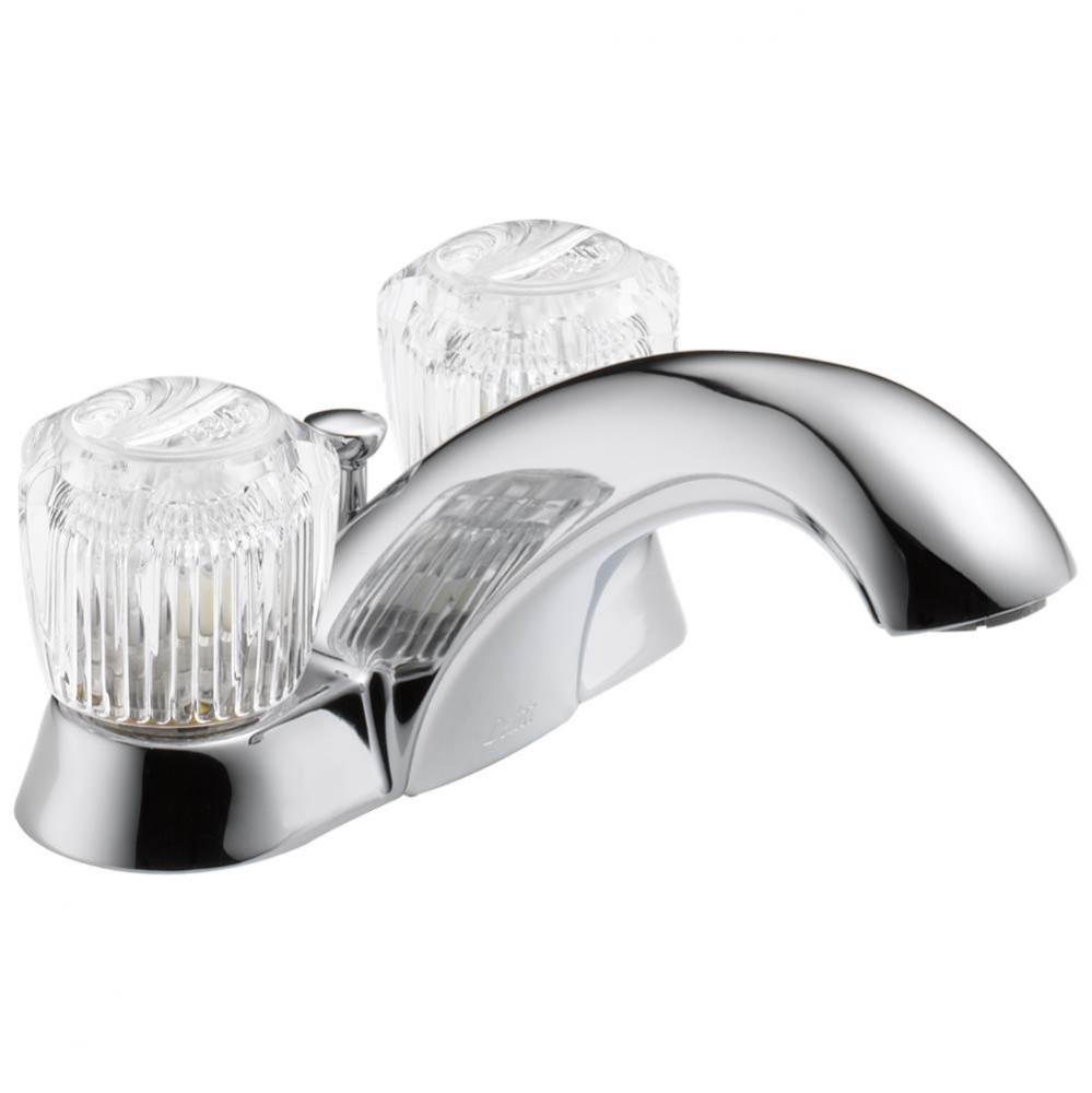 Classic Two Handle Tract-Pack Centerset Bathroom Faucet
