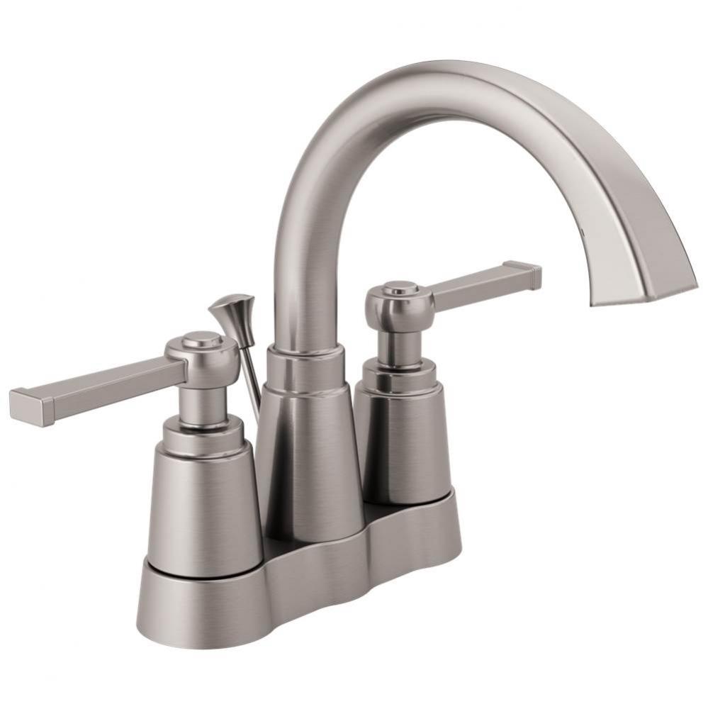 Delta Emmett: Two Handle Centerset Bathroom Faucet