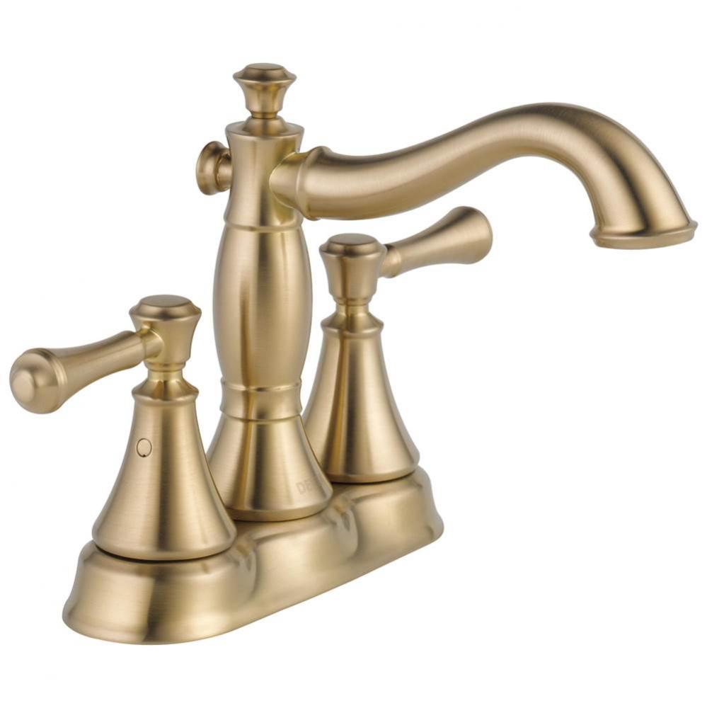 Cassidy™ Two Handle Centerset Bathroom Faucet - Metal Pop-Up