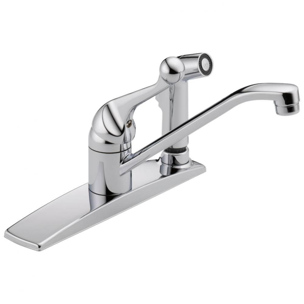 134 / 100 / 300 / 400 Series Single Handle Kitchen Faucet with Integral Spray