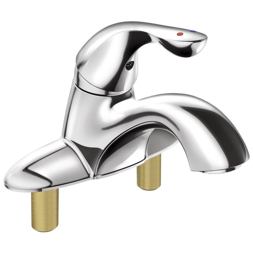 Classic Single Handle Centerset Bathroom Faucet with City Shanks