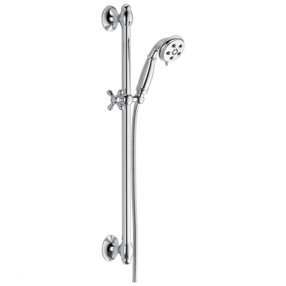 Universal Showering Components H2OKinetic&#xae; 3-Setting Slide Bar Hand Shower