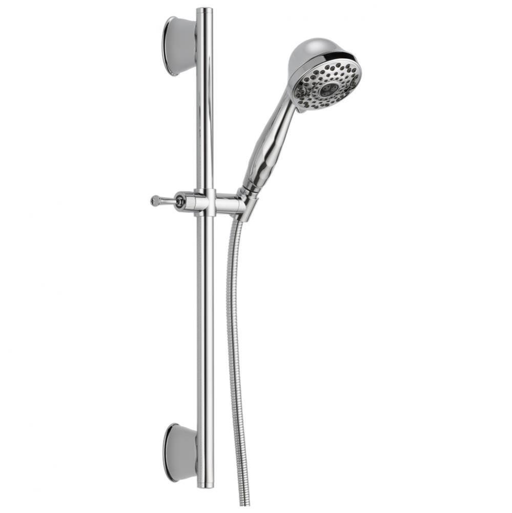 Universal Showering Components 7-Setting Slide Bar Hand Shower