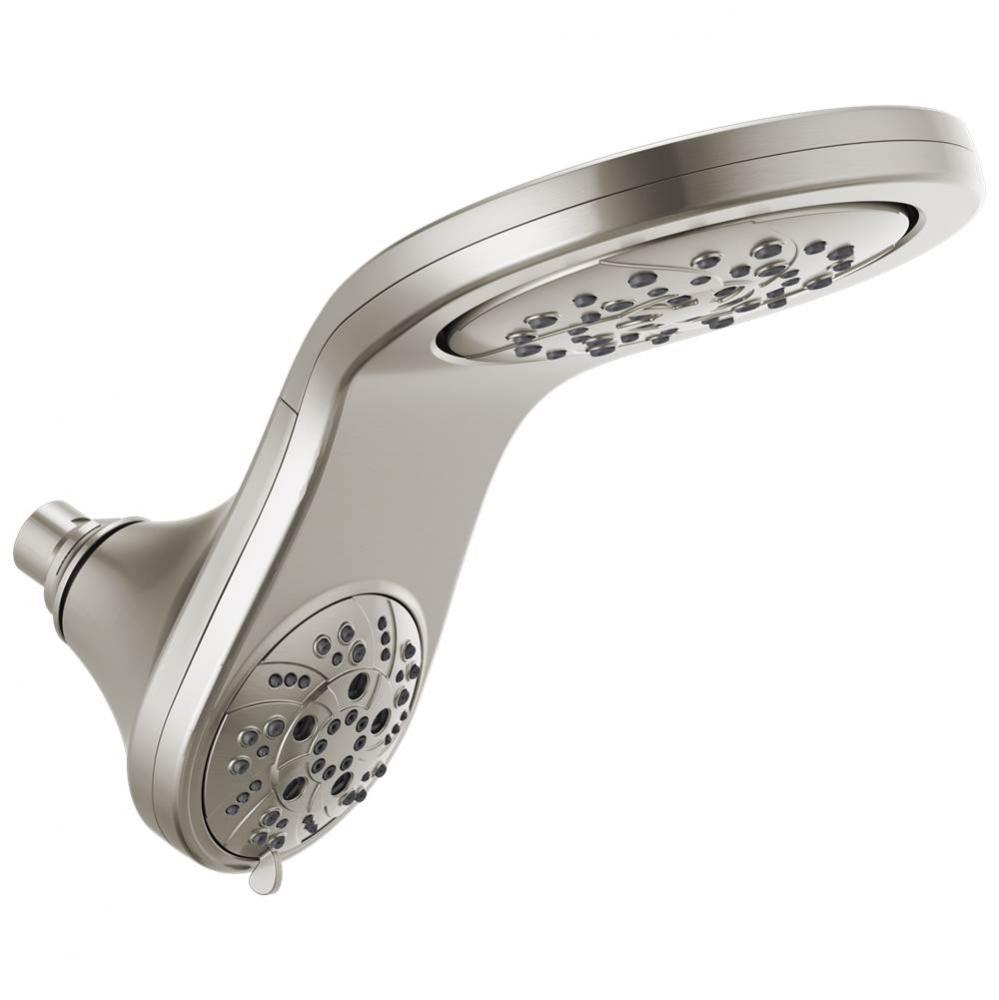 Universal Showering Components HydroRain&#xae; H2Okinetic&#xae; 5-Setting Two-in-One Shower Head