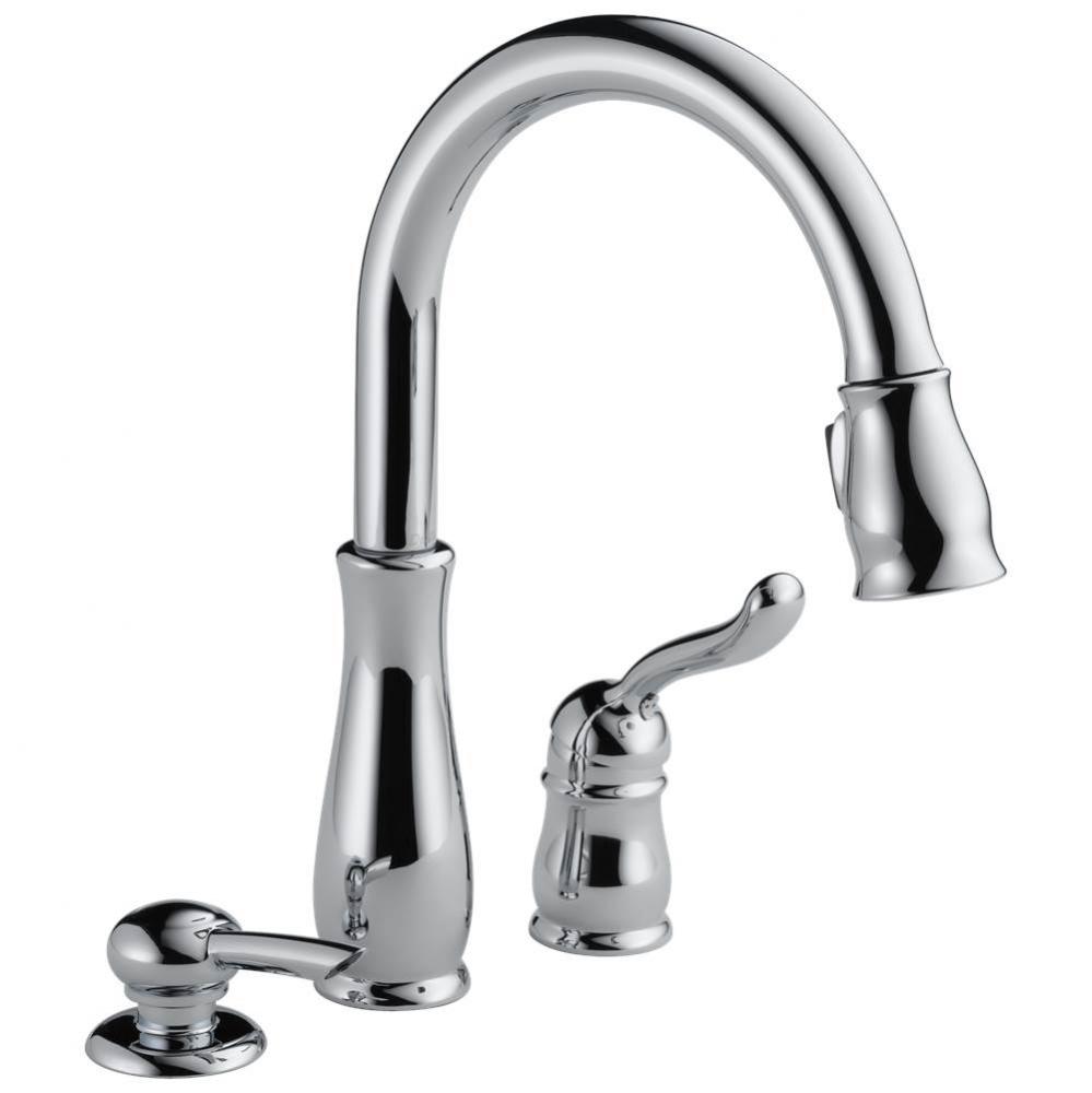 Leland&#xae; Single Handle Pull-Down Kitchen Faucet with Soap Dispenser