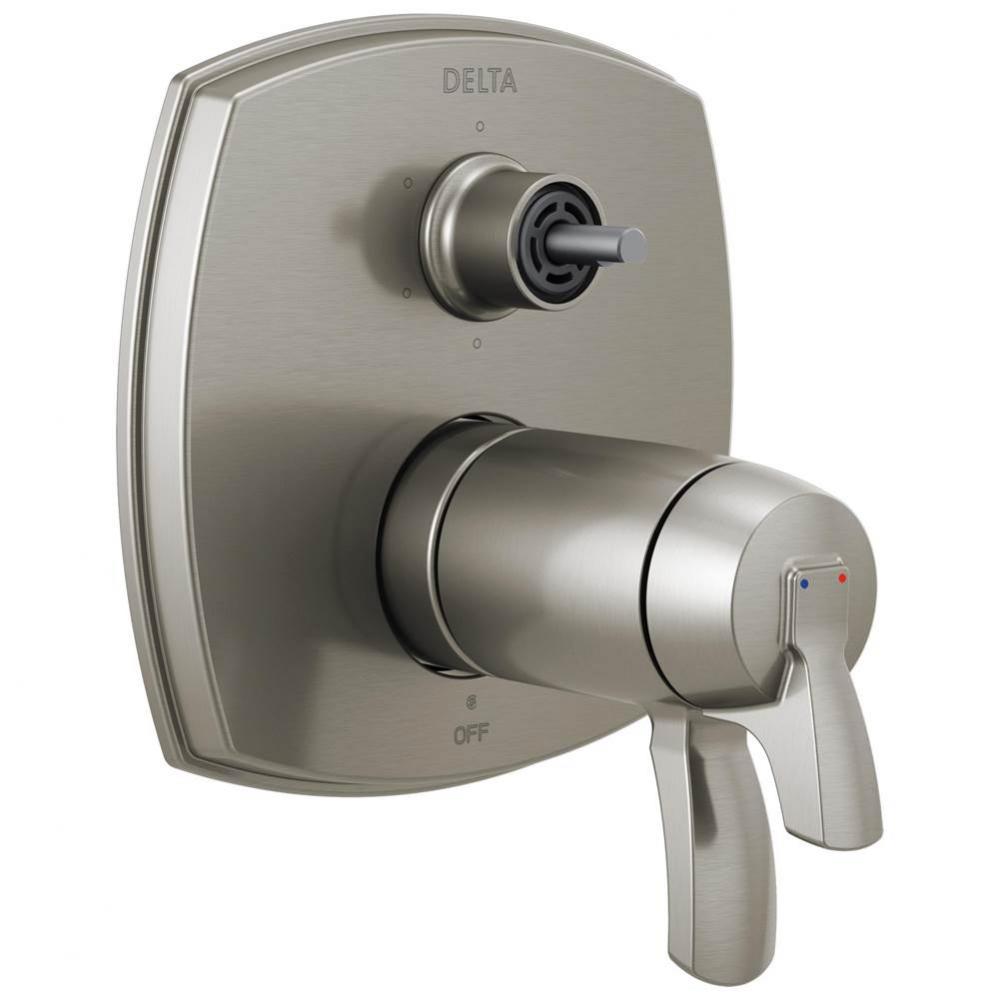 Stryke&#xae; 17 Thermostatic Integrated Diverter Trim with Six Function Diverter Less Diverter Han