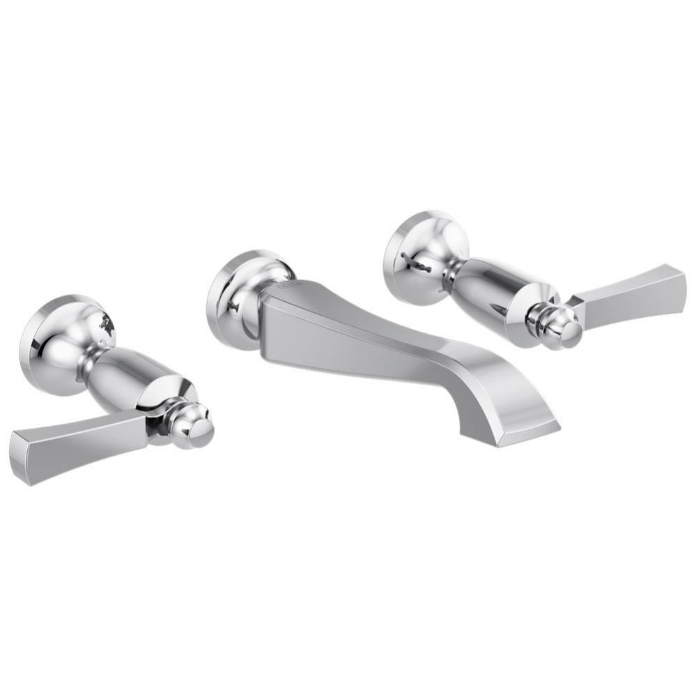 Dorval™ Two Handle Wall Mount Bathroom Faucet Trim Only