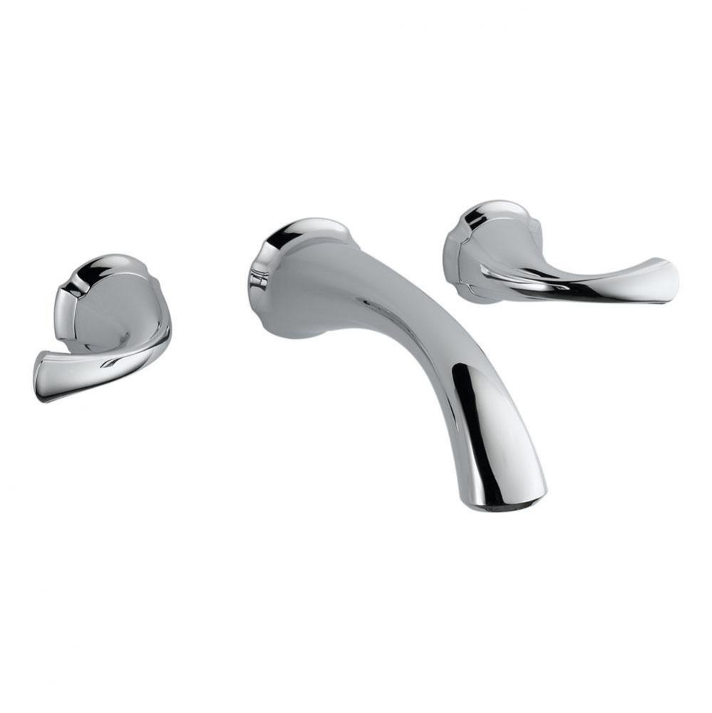 Delta Addison: Two Handle Wall Mount Bathroom Faucet