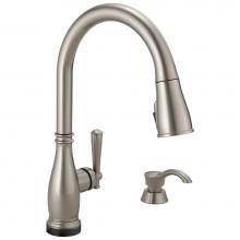 Delta Faucet 19962TZ-SSSD-DST - Charmaine™ Single Handle Pull-Down Kitchen Faucet With Touch2O® And Shieldspray® Techn