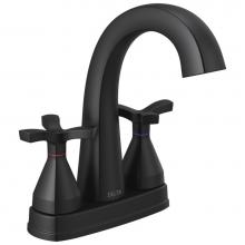 Delta Faucet 257756-BLMPU-DST - Stryke® Two Handle Centerset Bathroom Faucet