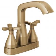 Delta Faucet 257766-CZ-PR-MPU-DST - Stryke® Two Handle Centerset Bathroom Faucet With Pop-Up Drain