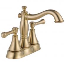 Delta Faucet 2597LF-CZMPU - Cassidy™ Two Handle Centerset Bathroom Faucet - Metal Pop-Up