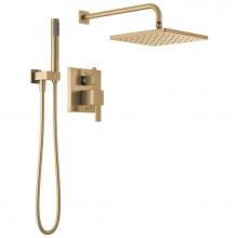 Delta Faucet 342701-CZ - Modern™ Monitor® 14 Series Shower with Raincan, Hand Shower & Rough Valve