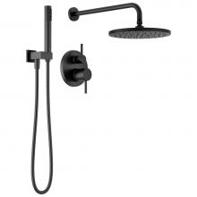 Delta Faucet 342702-BL - Modern™ Monitor® 14 Series Shower with Raincan, Hand Shower & Rough Valve