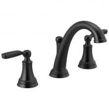 Delta Faucet 3532LF-BLMPU - Woodhurst™ Two Handle Widespread Bathroom Faucet