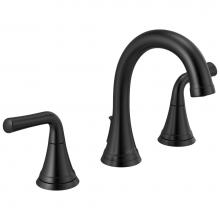Delta Faucet 3533LF-BLMPU - Kayra™ Two Handle Widespread Bathroom Faucet