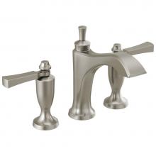 Delta Faucet 3556-SSMPU-DST - Dorval™ Two Handle Widespread Bathroom Faucet