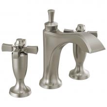 Delta Faucet 3557-SSMPU-DST - Dorval™ Two Handle Widespread Bathroom Faucet