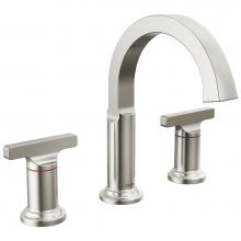 Delta Faucet 355887-SS-PR-DST - Tetra™ Two Handle Widespread Bathroom Faucet