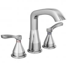 Delta Faucet 35776-PR-MPU-DST - Stryke® Two Handle Widespread Bathroom Faucet With Pop-Up Drain