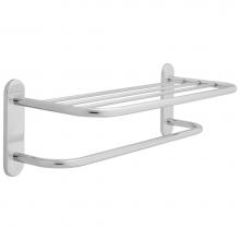 Delta Faucet 43024 - Other 24'' Brass Towel Shelf with One Bar, Concealed Mounting Polished Chrome