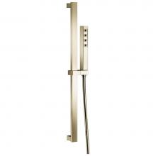 Delta Faucet 51567-PN-PR - Universal Showering Components H2Okinetic® Single-Setting Slide Bar Hand Shower