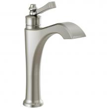 Delta Faucet 656-SS-DST - Dorval™ Single Handle Mid-Height Vessel Bathroom Faucet