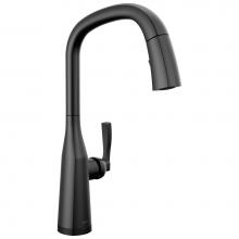 Delta Faucet 9176T-BL-DST - Stryke® Single Handle Pull Down Kitchen Faucet with Touch 2O Technology