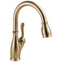 Delta Faucet 9178-CZ-DST - Leland® Single Handle Pull-Down Kitchen Faucet with ShieldSpray® Technology