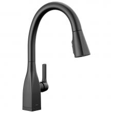 Delta Faucet 9183T-BL-DST - Mateo® Single Handle Pull-Down Kitchen Faucet With Touch2O® And ShieldSpray® Techno