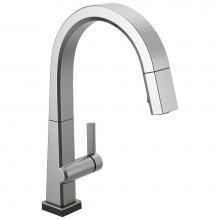 Delta Faucet 9193T-AR-DST - Pivotal™ Single Handle Pull Down Kitchen Faucet with Touch2O® Technology