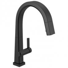 Delta Faucet 9193T-BL-DST - Pivotal™ Single Handle Pull-Down Kitchen Faucet With Touch2O® Technology