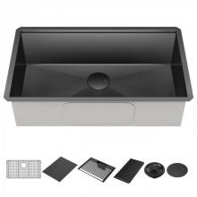 Delta Faucet 95B9031-32S-GS - Rivet™ 32'' Workstation Kitchen Sink Undermount 16 Gauge Stainless Steel Single Bowl i