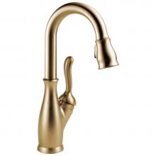 Delta Faucet 9678-CZ-DST - Leland® Single Handle Pull-Down Bar/Prep Faucet