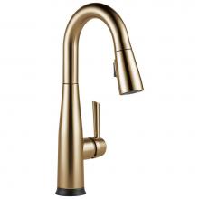 Delta Faucet 9913T-CZ-DST - Essa® Single Handle Pull-Down Bar/Prep Faucet with Touch2O® Technology
