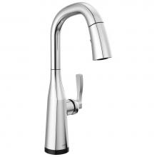 Delta Faucet 9976T-PR-DST - Stryke® Single Handle Pull Down Bar/Prep Faucet with Touch 2O Technology