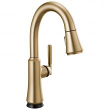 Delta Faucet 9979T-CZ-DST - Coranto™ Single Handle Pull-Down Bar/Prep Faucet with Touch2O® Technology