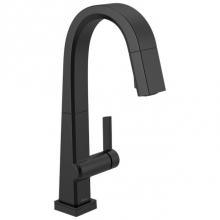 Delta Faucet 9993T-BL-DST - Pivotal™ Single Handle Pull-Down Bar / Prep Faucet With Touch2O® Technology