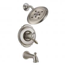 Delta Faucet T17455-SSH2O - Victorian: Monitor® 17 Series H2Okinetic® Tub & Shower Trim