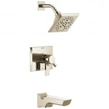 Delta Faucet T17499-PN-PR - Pivotal™ Monitor® 17 Series H2OKinetic®Tub and Shower Trim