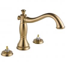 Delta Faucet T2797-CZLHP - Cassidy™ Roman Tub Trim - Less Handles