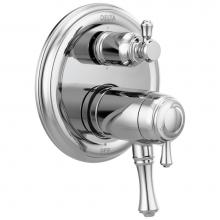 Delta Faucet T27T997 - Cassidy™ Traditional 2-Handle TempAssure® 17T Series Valve Trim with 6-Setting Integrated D