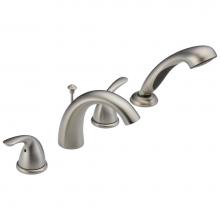 Delta Faucet T4705-SS - Classic Roman Tub with Hand Shower Trim