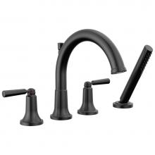 Delta Faucet T4735-BL - Saylor™ Roman Tub Trim with Hand Shower