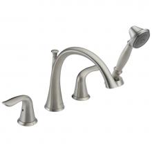 Delta Faucet T4738-SS - Lahara® Roman Tub with Handshower Trim