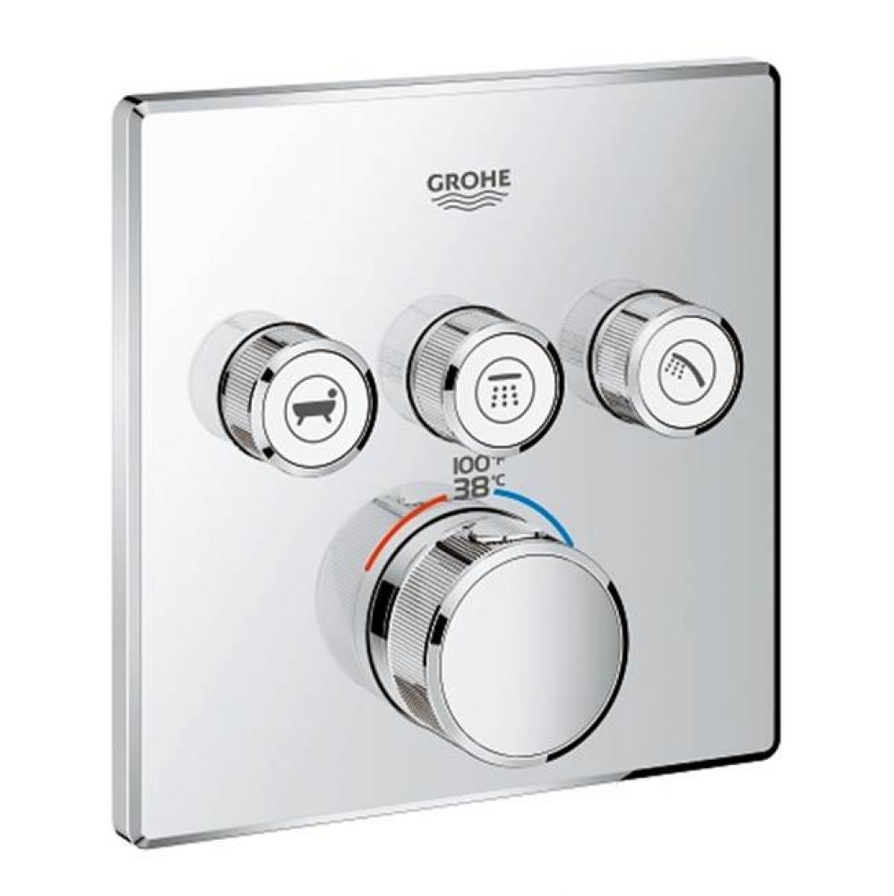 Triple Function Thermostatic Valve Trim